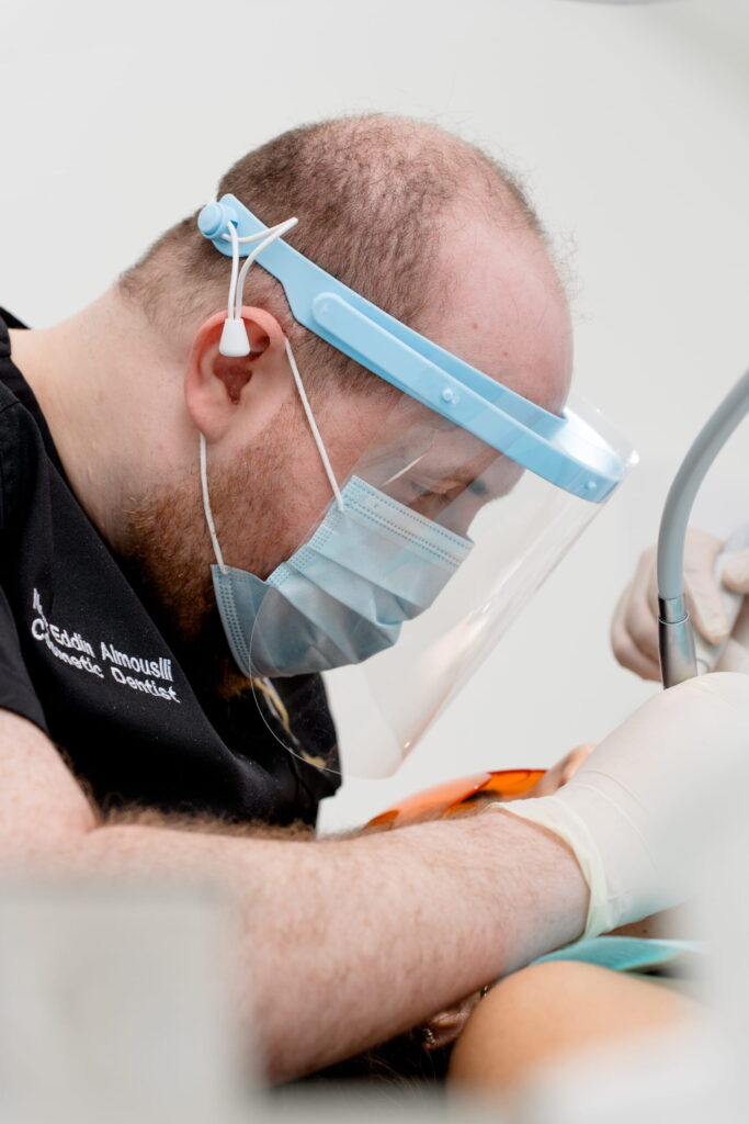 Dr. Nour Eddin Almouslli at work
