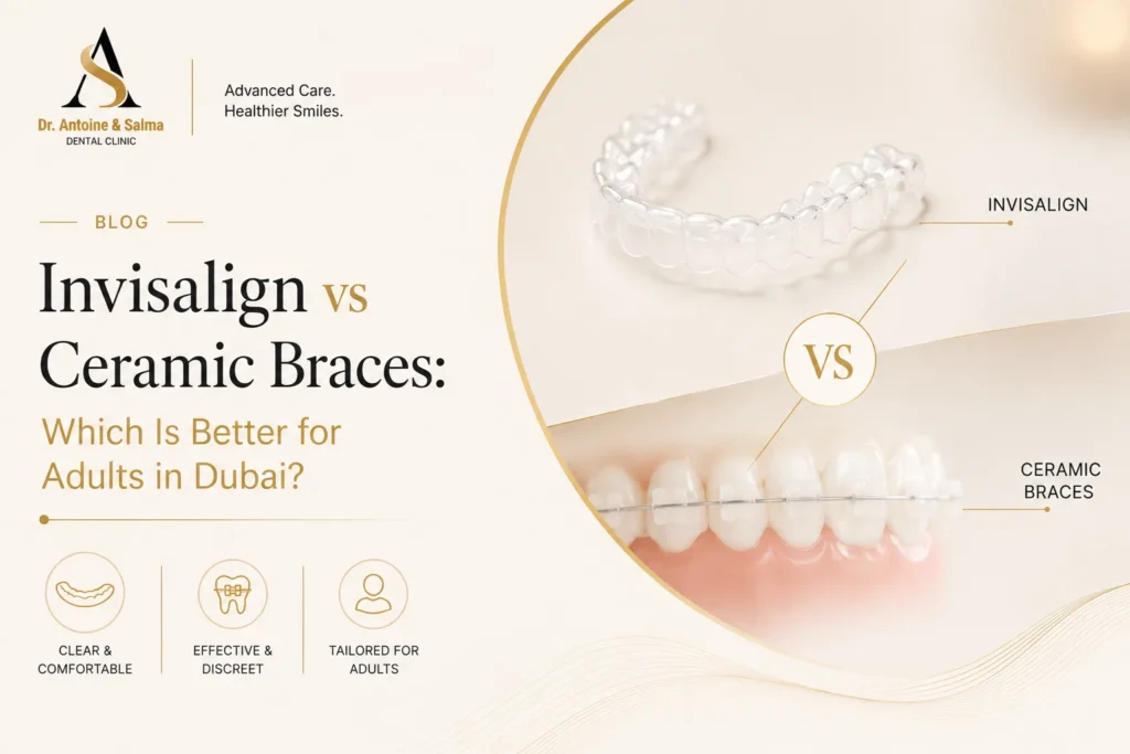 Invisalign vs Ceramic Braces: Which Is Better for Adults in Dubai?