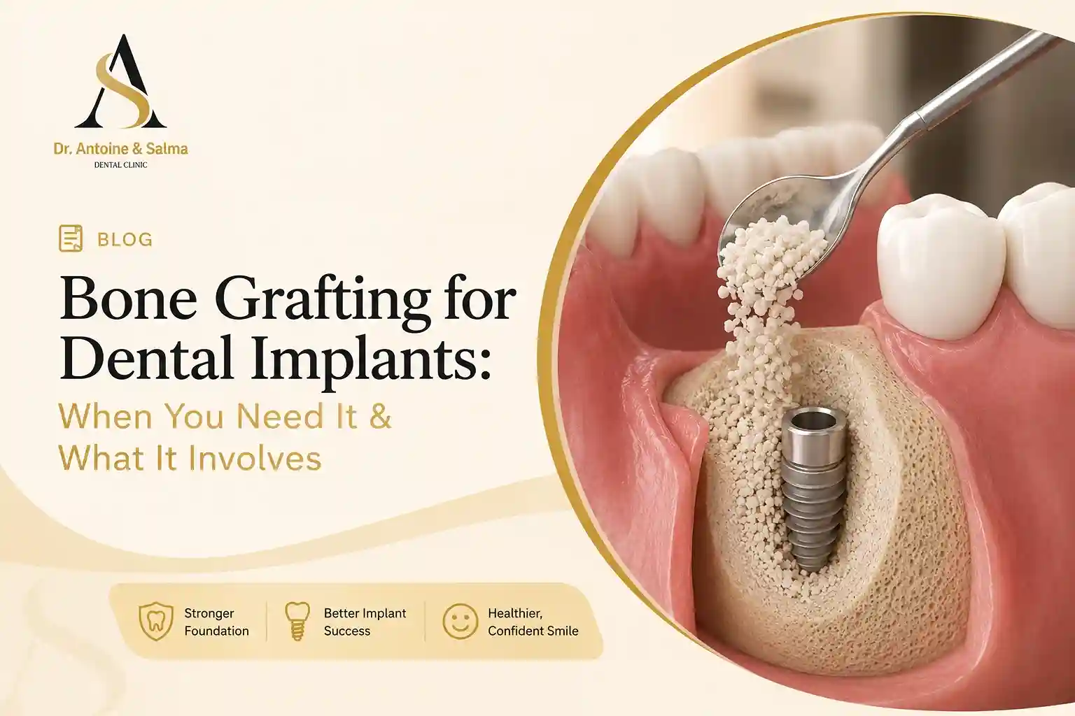 Bone graft dental implants