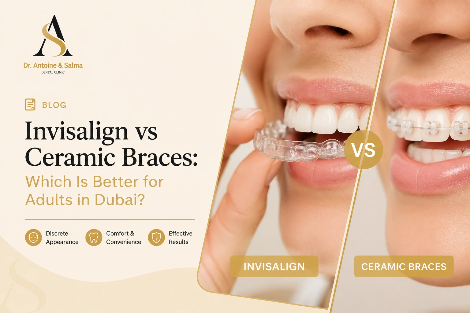Invisalign vs Ceramic Braces in Dubai