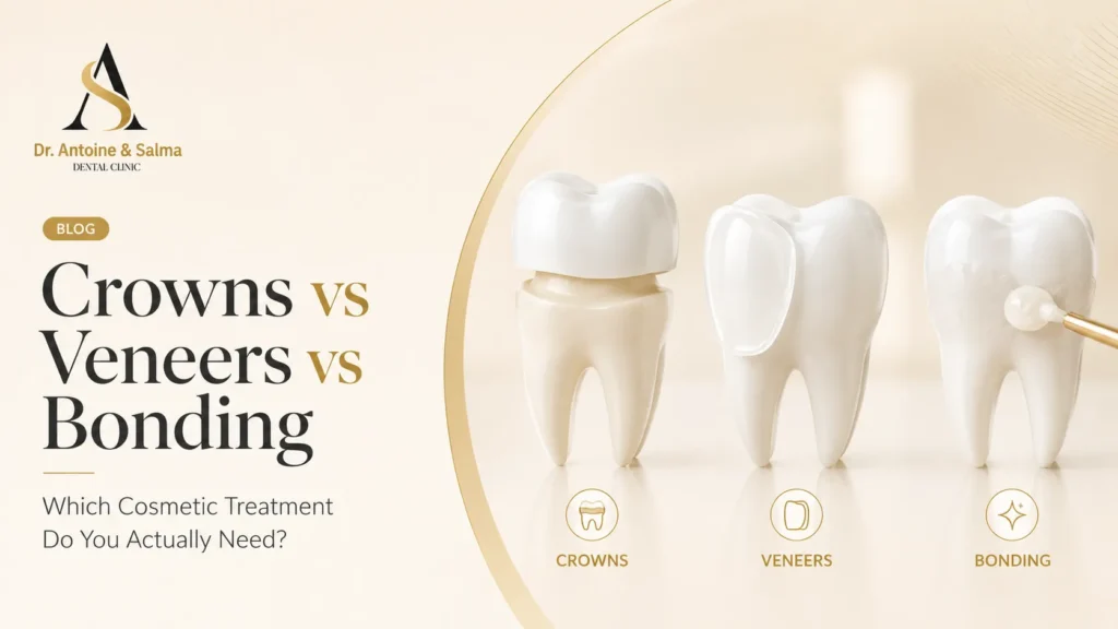 Crowns vs Veneers vs Bonding: Which Cosmetic Treatment Do You Actually Need?