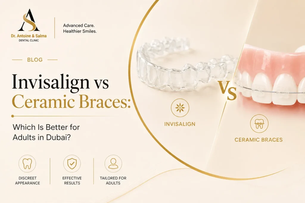 Invisalign vs Ceramic Braces: Which Is Better for Adults in Dubai?